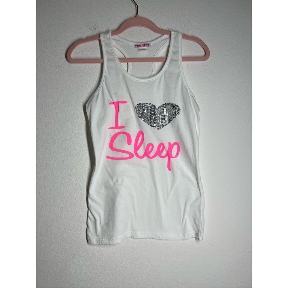 Emme Jordan "I LOVE TO SLEEP" tank top